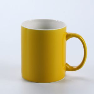 330ml Milk White Porcelain Sublimation Drinking Water Mug 11oz