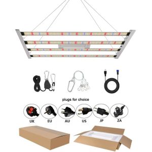Dimmable Led Grow Light 400W High Yield LM281B Diodes Full Spectrum for Veg