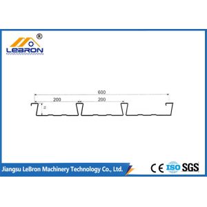 CE ISO Sheet Metal Roll Forming Machines , 20 Stations Metal Deck Forming