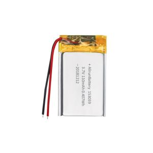 China 3.7V 110mAh LiPo Battery / Ultra Thin Rechargeable Lithium Polymer Batteries on sale