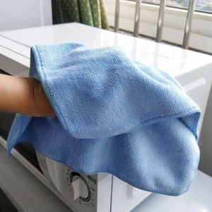 Cheap Reusable Microfiber Washcloths 100% Microfiber Technic Plain Solid Color 40x40cm Washcloth for sale