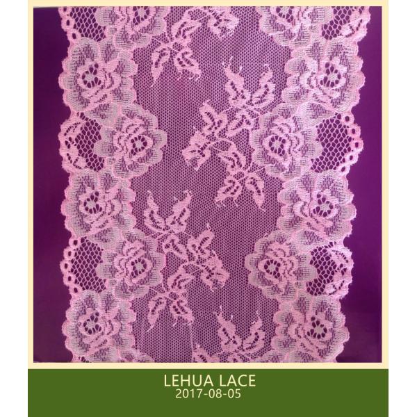 Hot Selling and nice quality Nylon Spandex Stretchy Brazil Lace from China
