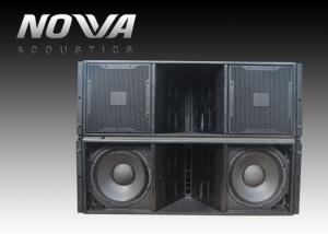 Cheap Active Line Array Sound System , Ground Stack Line Array Powered Speakers for sale