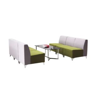 23.6 Inch Office Furniture Sofa Combinable Modern Office Couch For Lobby