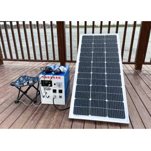 China Blue Hybrid Solar Energy System 5kw 100h 240h  With Lithium Battery on sale