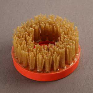 Round Grinding Brush for Diamond Abrasivel on Leather Stone Marble Surface