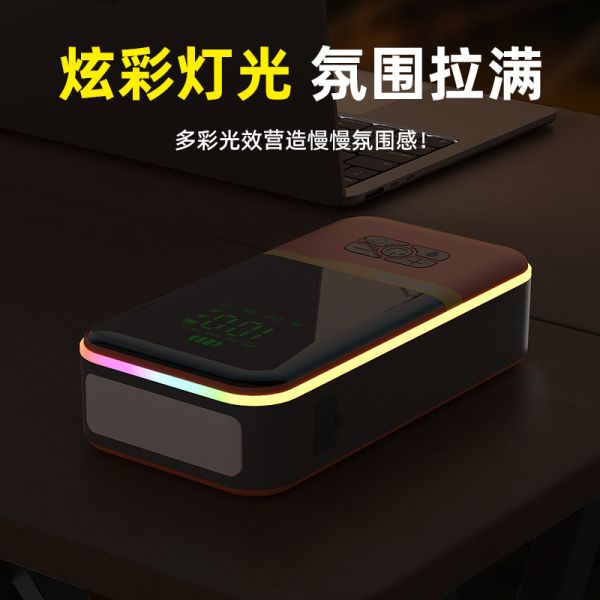 12V Auto Jump Starter Power Bank Multi Function Jump Starter With LED Flashlight Emergency Jump Starter Power Bank