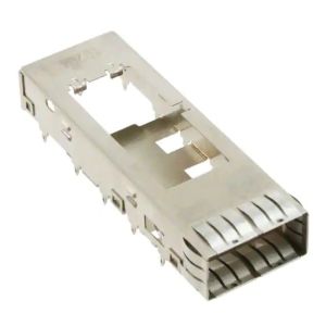 China 1888617-1 QSFP+ Cage 1x1 Port Through Hole Shielded on sale
