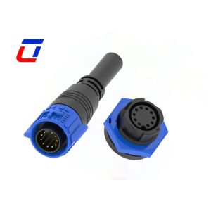 M19 10 Pin Waterproof Quick Disconnect Wire Connectors ODM IP67 Circular