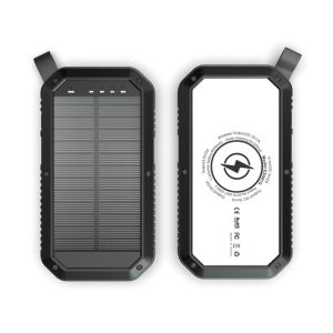 Cheap 20000mAh 22.5W Solar Wireless Power Bank 28 LED Light Rugged Solar Powered Power Bank for sale