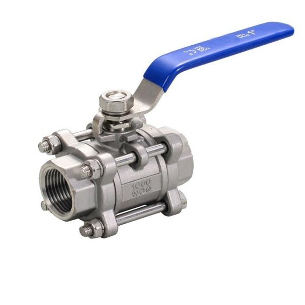 Sanitary Stainless Steel Thread Type Ball Valve End Connection NPT Model NO.