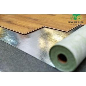 Cheap 2mm Green Acoustic Underlay SGS , 1.6kg/sqm Rubber Floor Underlayment for sale