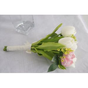Most Popular Artificial Real Touch Wedding Bouquet Flower, Tulip
