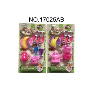 Harmless Childrens Toy Kitchen Sets for Pretend Play Cooking 10 Pcs 2 Assorted