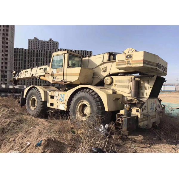 Quality White Color 40T Second Hand Cranes Grove RT740 Truck Mounted Germany Origin wholesale