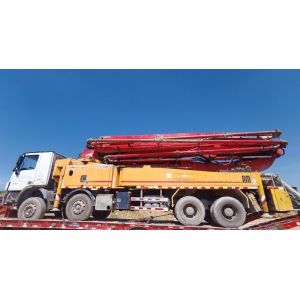 Cheap Used Secondhand Orange Putzmeister Concrete Pump 46m 56m Truck for Mixer for sale