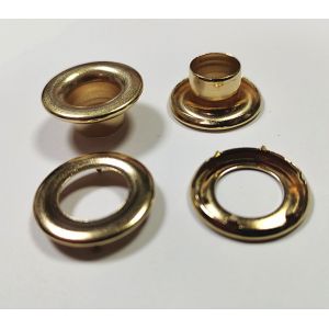 Factory Wholesale Thickened High Quality Brass Metal Eyelet With Prong Tent