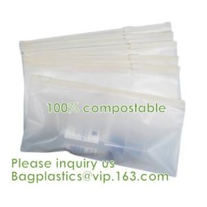 Eco-Friendly Zipper Reusable Bags, Compostable, Biodegradable, Slider Reusable