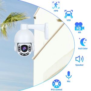 YGHT 4X 8MP Metal PTZ IP Camera with 4X Zoom, Vehicle/Human Detection, Two-Way