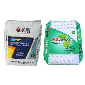 Matt / Gloss laminated woven sacks With Block Bottom 50Kg Resealable