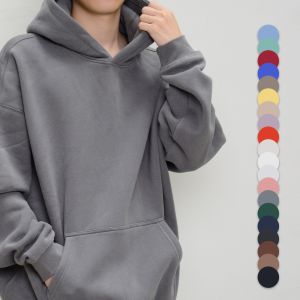 Unisex Custom 350gsm Sublimation Blank Hoodies Puff Printing Zip Up Hoodie