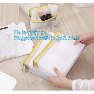 multifunction travel bag in bag women mesh bag, EVA Mesh pouch customized