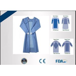 China Fluid Resistant Disposable Surgical Gown For Virus Contaminated Areas on sale