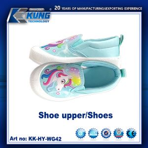 Customized Logo Printing Children Safety Shoes Upper High Elastic