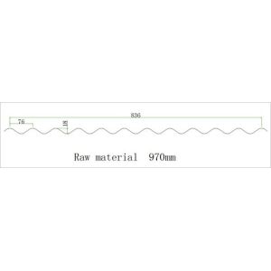 double color roof tile machine