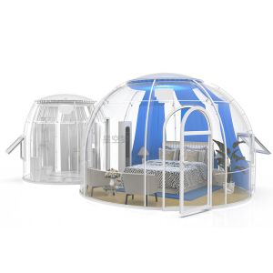 Eco Friendly Bubble Igloo Tent Recyclable 350kg Personal Bubble Tent