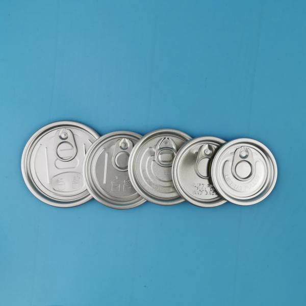 Quality 73mm 300# Aluminum Easy Open Can Lids For Canned Food wholesale