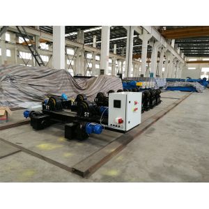Motorized Travel 5T Pipe Welding Rotator PU Wheel Conventional Tank Turning