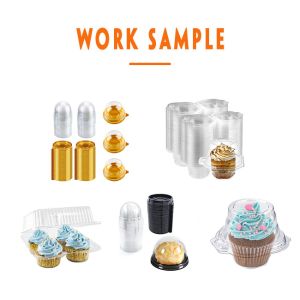 PET Square Sweet Food Box Making Machine Thermoforming Station 25Cycles/min