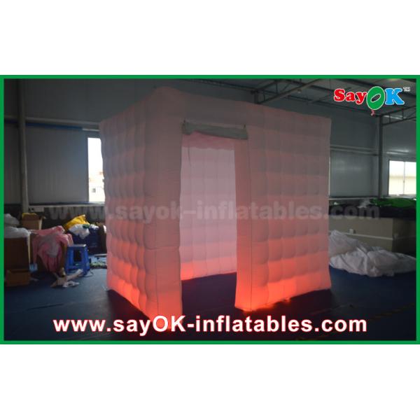 Inflatable Photo Studio 2.4 X 2.4 X 2.5m Oxford Cloth Inflatable Spray Paint Lighting Photo Booth Wall