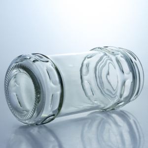 Produced Food Grade Clear Round Glass Honey Jar With Screw Top For Your Unique