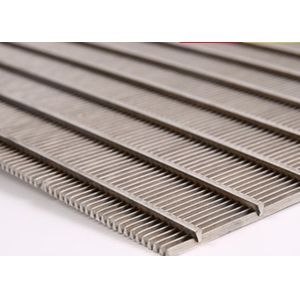 Monel Hastelloy 100 Micron Wedge Wire Screens Flat Sieve Panel For Sand