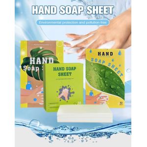 Customizable Hand Soap Sheets Versatile Portable Disposable Soap Paper