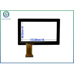 USB 7" Capacitive Touch Screen , ITO Glass Cover Lens Multi-Touch Panel For