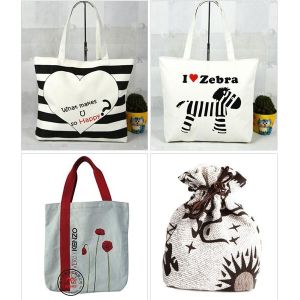 China Custom Logo Promotion Zipper Grocery Shopping 8OZ Canvas Make Up Tote
