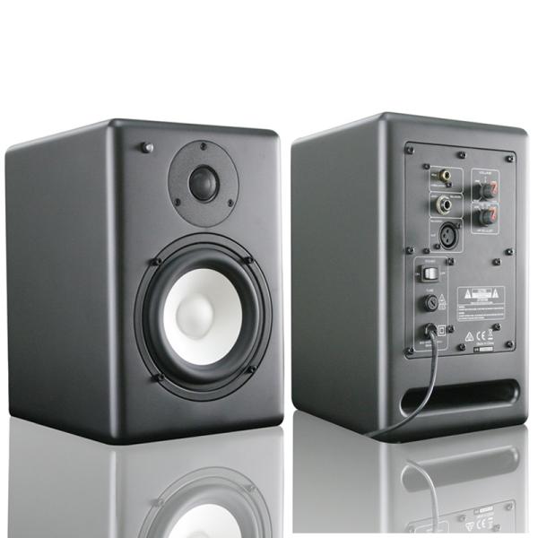 5.25 Inch 6 Inch Studio Monitors Pair Powered Active Monitor Speakers For