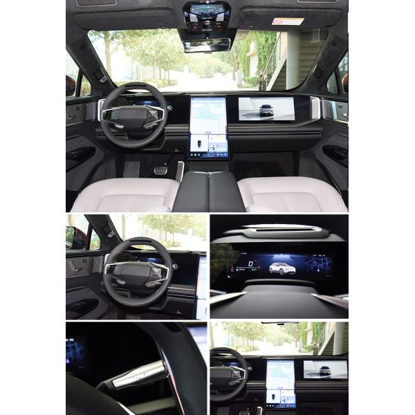 Hiphi Pure Electric Mid to Large SUV 2024 Inventory Car in Gray with 2950mm Wheelbase