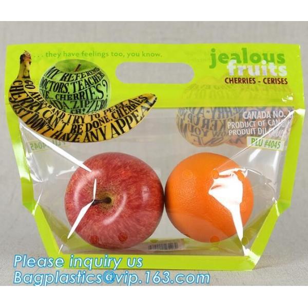 Micro Perforated Plastic Bag For Vegetable bread fruit, bopp fresh vegetable packaging bag, Clear Fresh Vegetables Packa