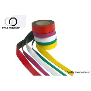 Anisotropic Rubber Magnet Sheet , Flexible Magnetic Tape With Adhesive