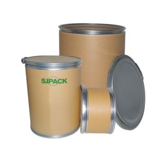 Heavy Duty Fibre Drum With Locking Ring Closure | Safe For Chemicals & Powders