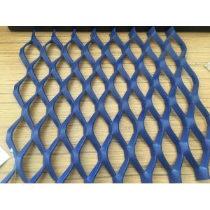 Custom Made Wire Diameter Expanded Aluminum Mesh Ceiling Tiles Decorative Panels