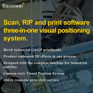 UV Flatbed Printer 2.5 X 1.3m 2-8pc G5/G6