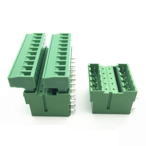5.08mm Pitch Double Row PCB Pluggable Screw Terminal Blocks Plug + Angle Pin