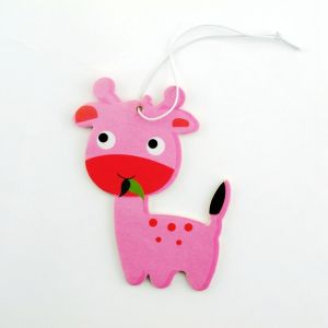 Cartoon Cute Hanging Paper Air Freshener With OEM Service