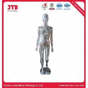 China Male And Female Whole Body Mannequins Chrome Plated on sale