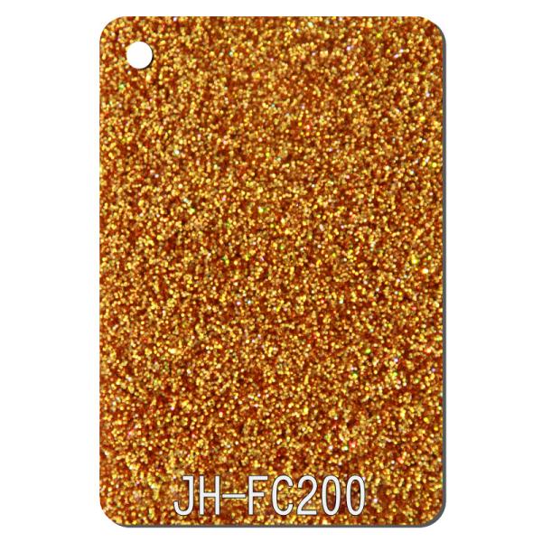 Quality Lightweight Gold Glitter Acrylic Sheets Custom Perspex Board Earrings Decor wholesale